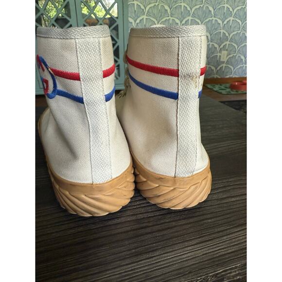 Gucci Tortuga GG Logo Red, White, & Blue High Top Sneakers Sz. 8M/10W main image 7